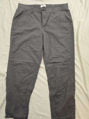 Gray Men's Casual Chino Pants